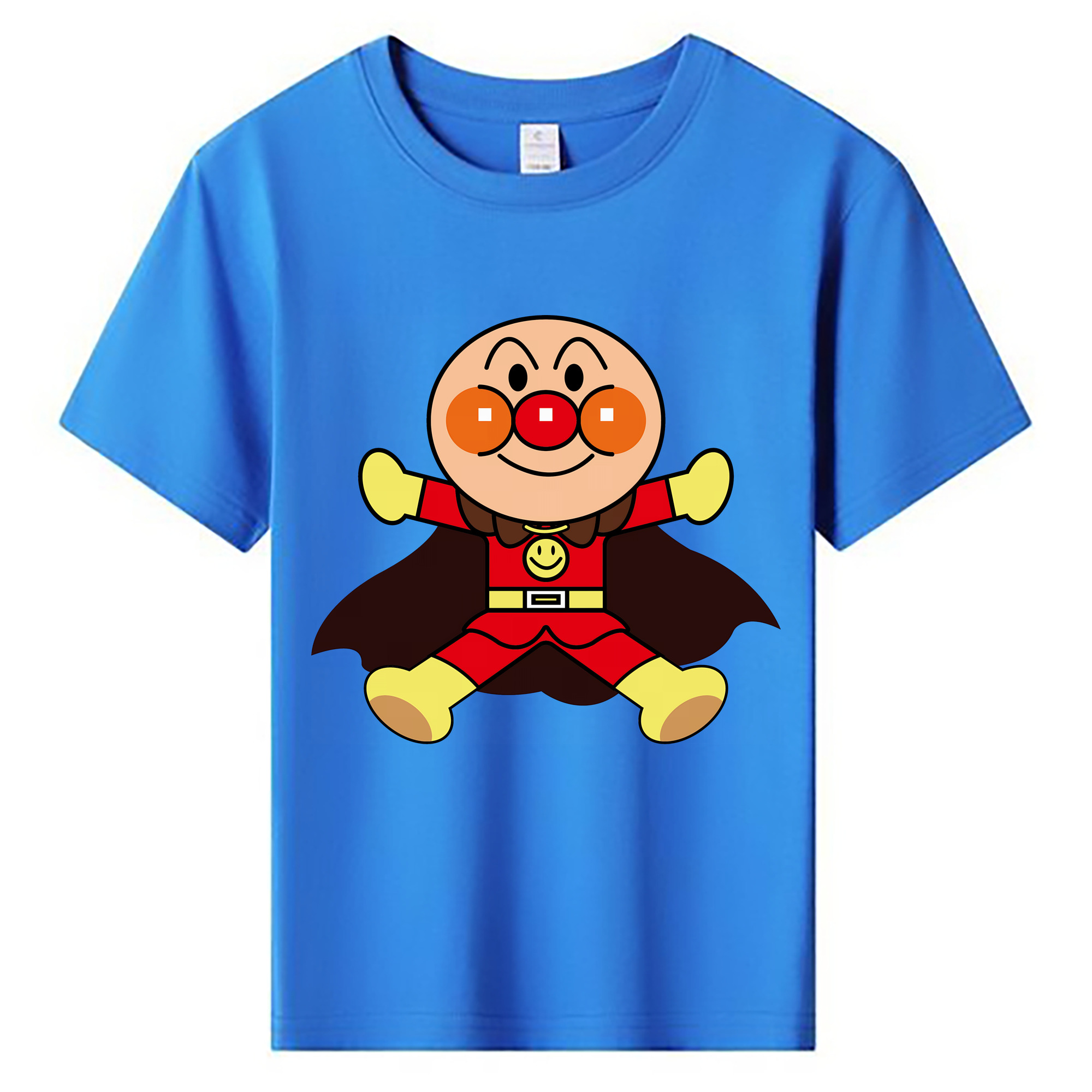 （画像用） アンパンマン Anpanman 綿100％キッズTシャツ（フロントプリント）